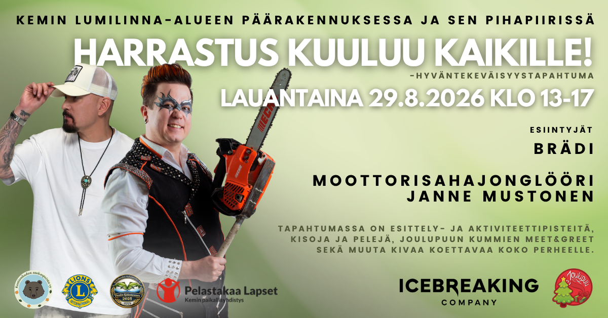 Harrastus kuuluu kaikille-somekansikuva